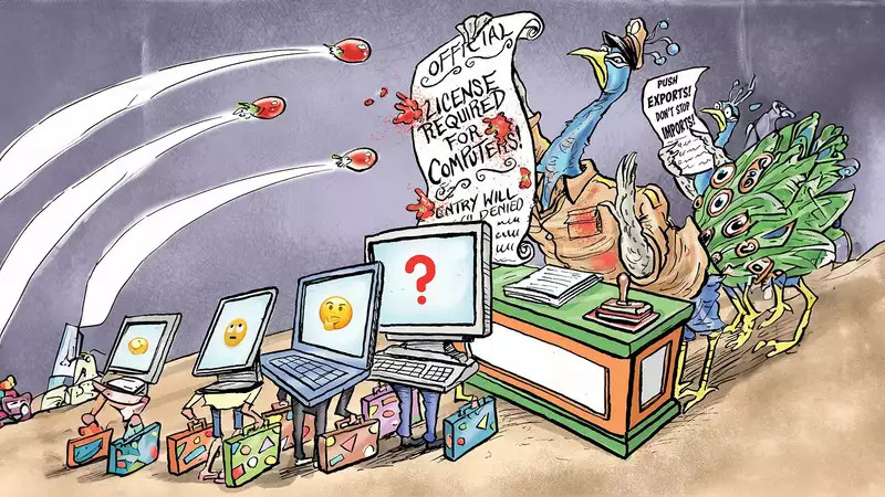 The Laptop Error (image source times of India)